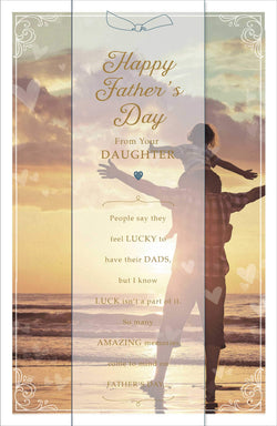 Fathers Day Card  - Dad From Daughter / So Many Amazing Memories Come To Mind On Father's Day