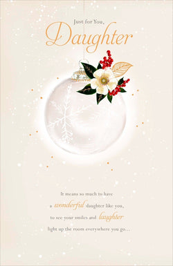 Daughter Christmas Card