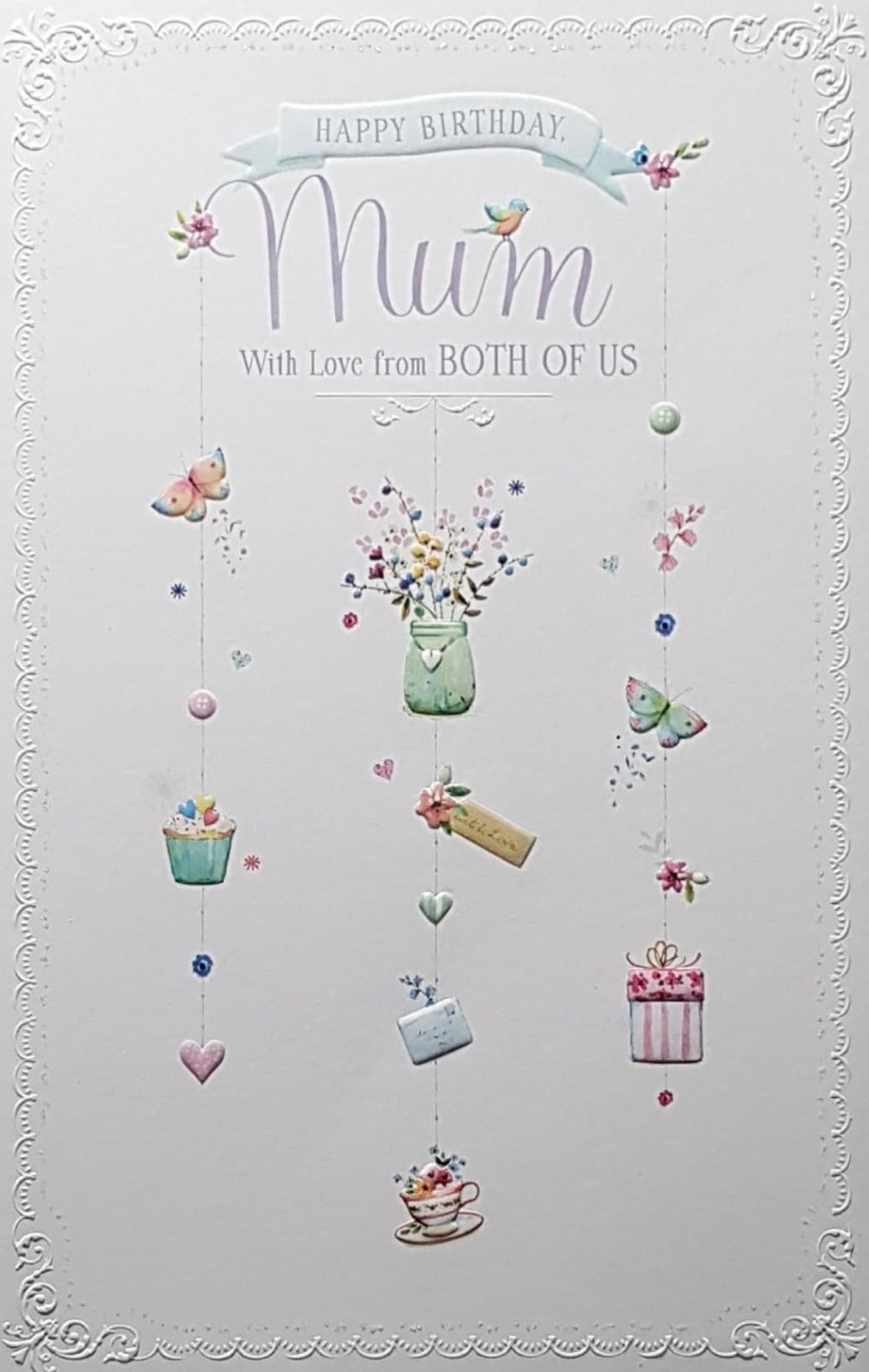 Birthday Card - Mum / From Both Of Us & A Muffin