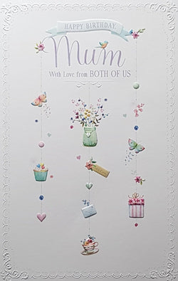 Birthday Card - Mum / From Both Of Us & A Muffin