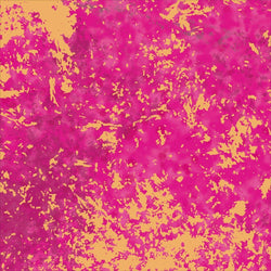 Gift Wrap - Flat Wrap / Gold Motives On The Pink Background (Folded Twice)