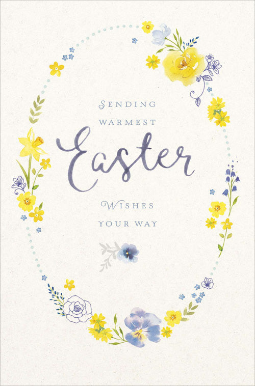 General Easter Pack Of Cards - Yellow Flowers