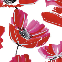 Gift Wrap - Flat Wrap / Poppy Flowers (Folded Twice)