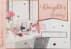 Birthday Card - Daughter / A Chair Facing A Dressing Table