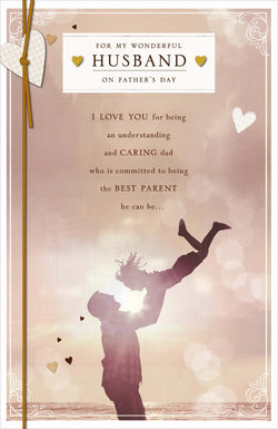 Fathers Day Card - Husband / The Best Parent He Can Be