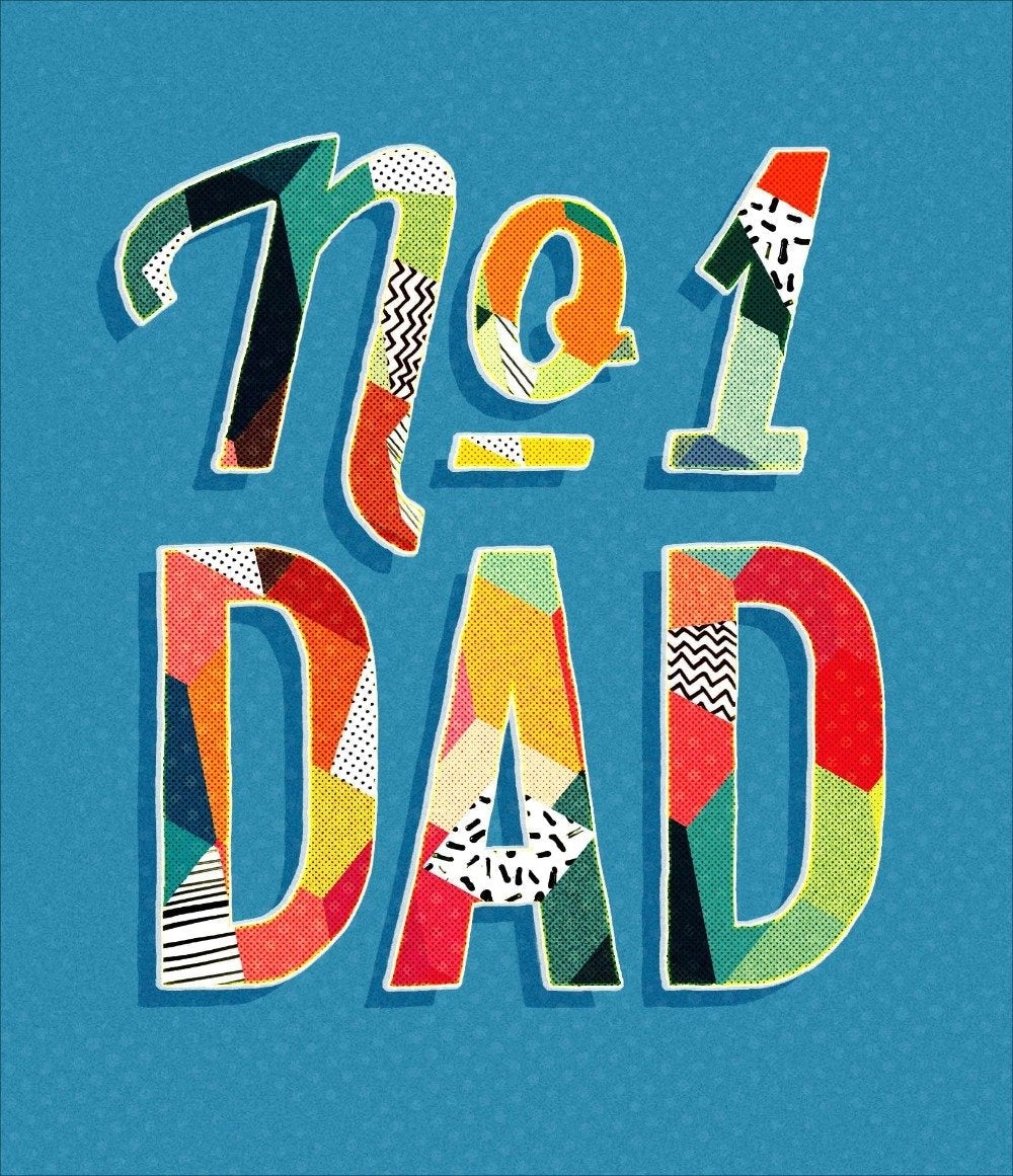 Fathers Day Card - General / No1 Dad