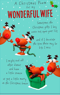 Wife Christmas Card