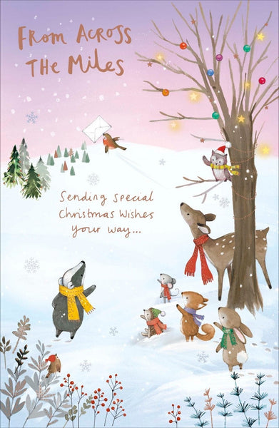 Across The Miles Christmas Card - Across The Miles & Animals - Card ...