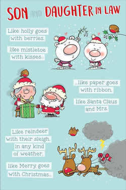 Son And Daughter In Law Christmas Card