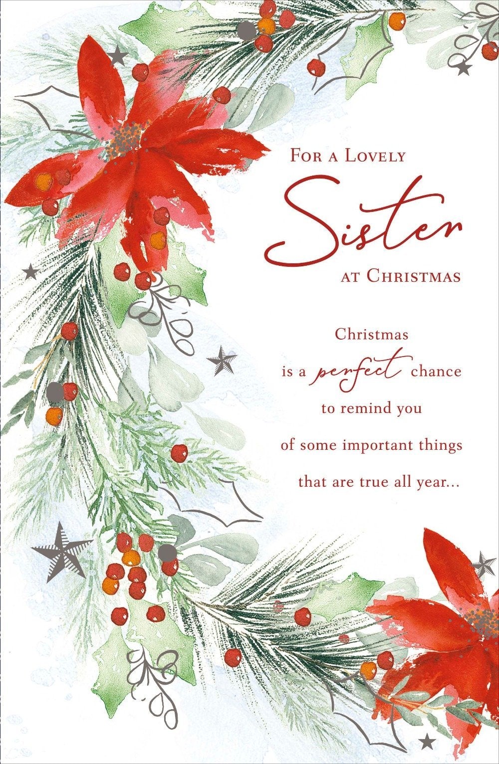 Sister Christmas Card
