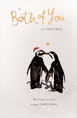 To Both Of You Christmas Card