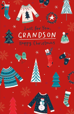 Grandson Christmas Card