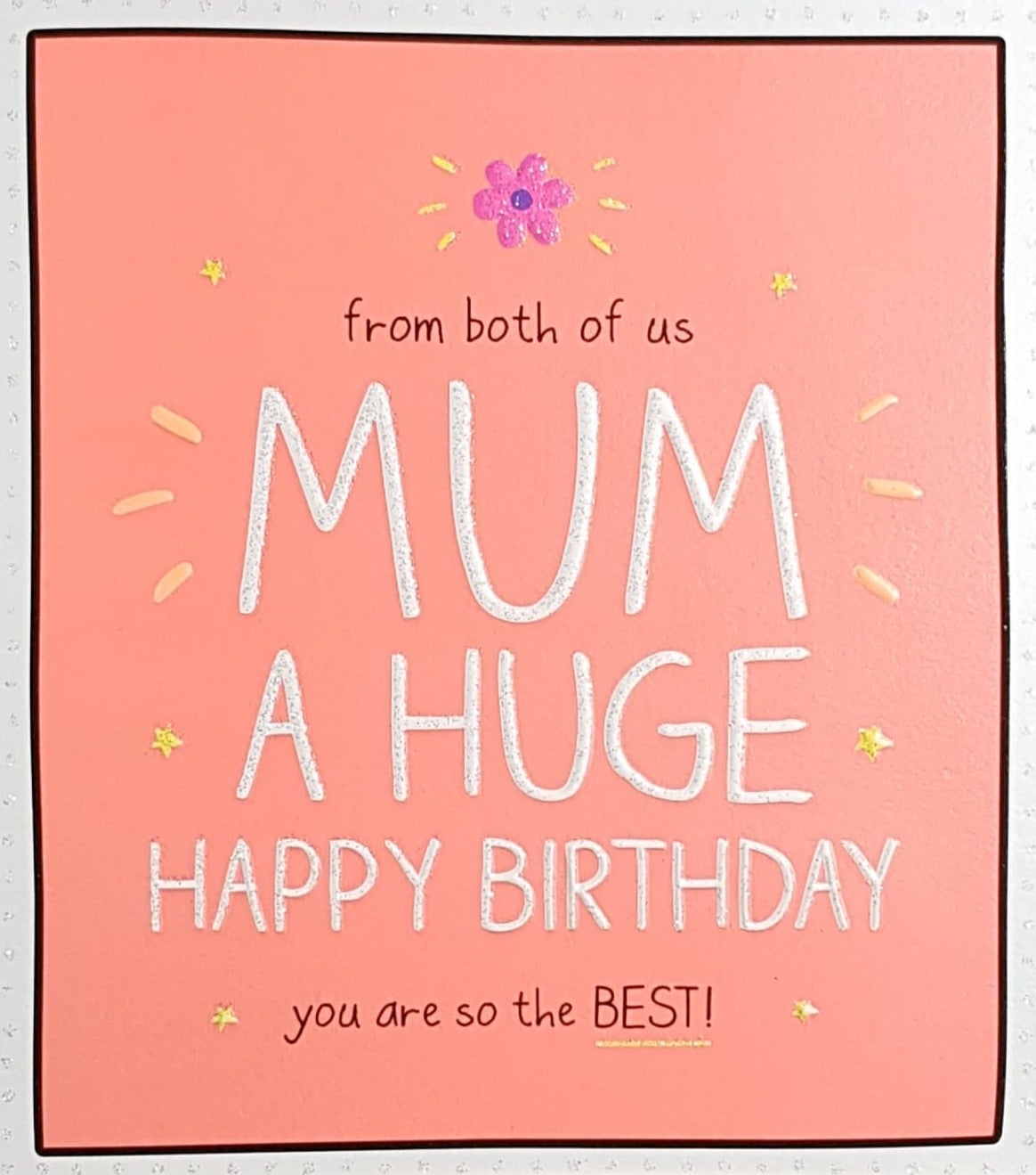 Birthday Card - Mum / From Both Of Us