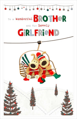 Brother And Girlfriend Christmas Card