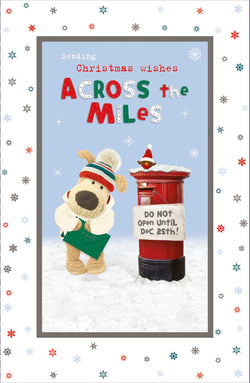 Across The Miles Christmas Card - Lots Of Love & Post Box