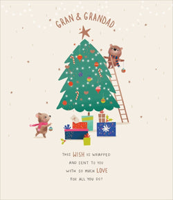 Gran And Grandad Christmas Card
