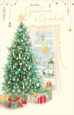 Grandma And Grandad Christmas Card