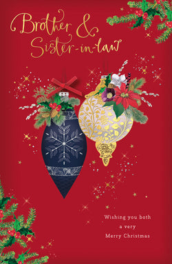 Brother And Sister In Law Christmas Card