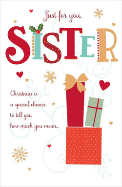 Sister Christmas Card