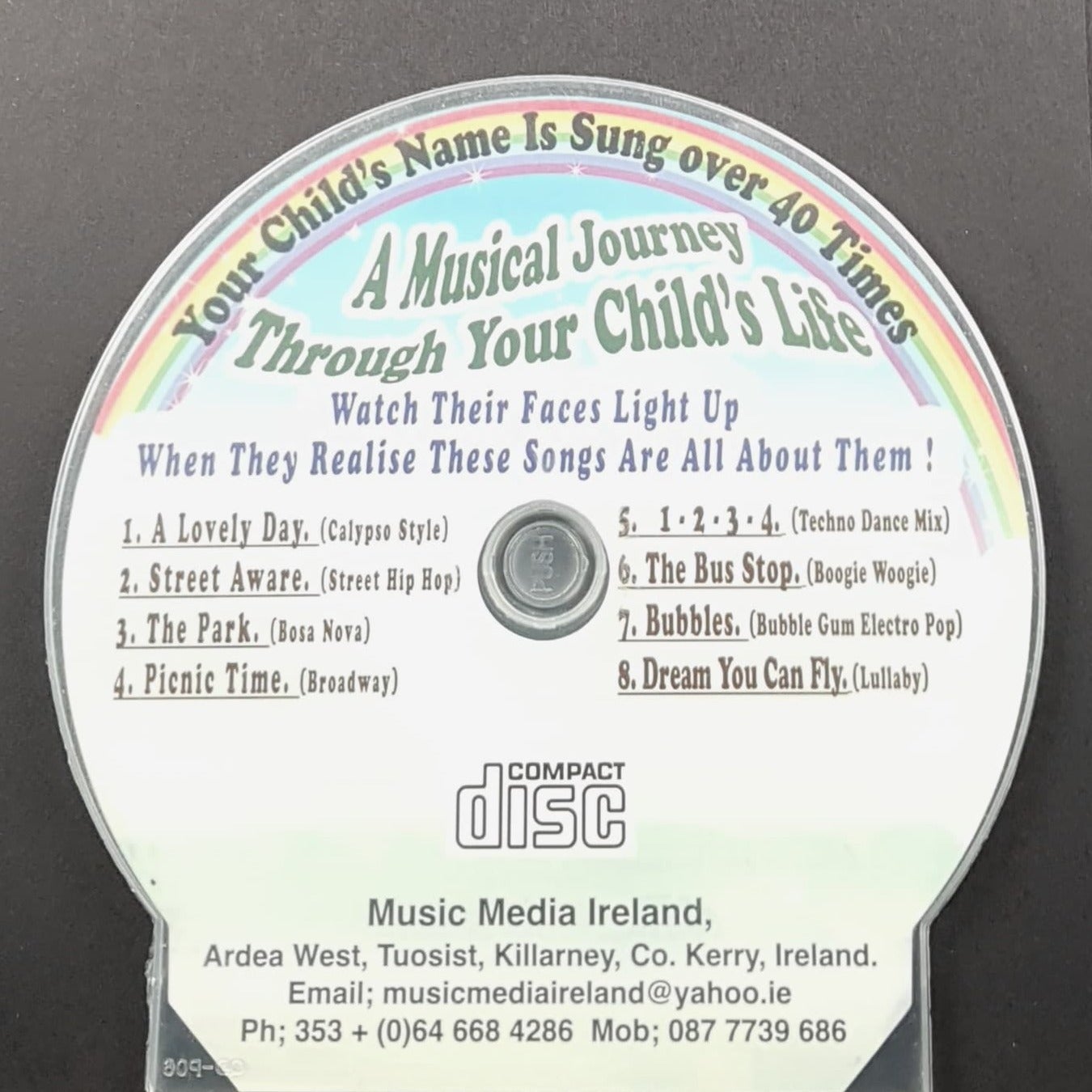 CD - Personalised Children's Songs / Liam