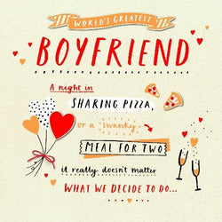 Boyfriend Valentines Day Card