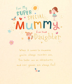 Mummy From Daughter Mothers Day Card - Number One Adventures