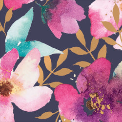 Gift Wrap - Flat Wrap / Watercolour Floral (Folded Twice)