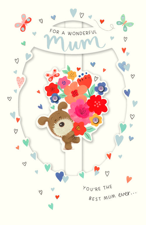 Mum Mothers Day Card - Best Mum Ever