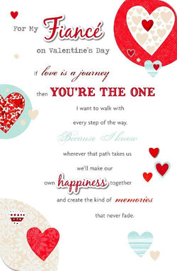 Fiance Valentines Day Card