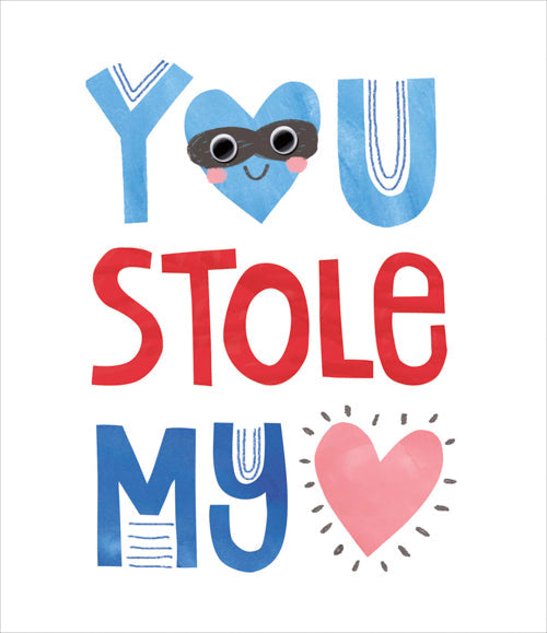 Cutie Valentines Day Card - You Stole My Heart