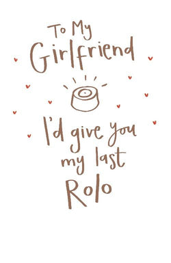 Girlfriend Valentines Day Card
