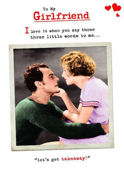 Girlfriend Valentines Day Card