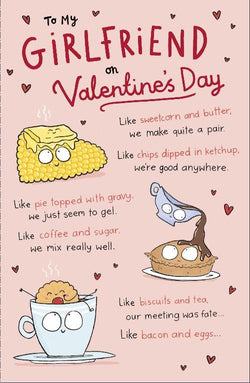 Girlfriend Valentines Day Card
