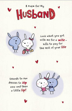 Husband Valentines Day Card