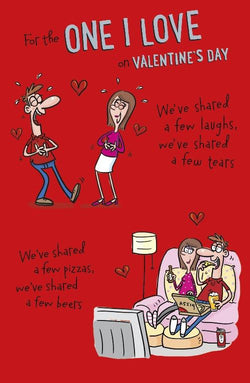One I Love Valentines Day Card