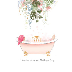 General Mothers Day Card - Time To Relax
