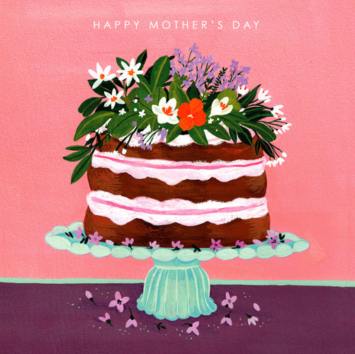 General Mothers Day Card - Cake Flowers