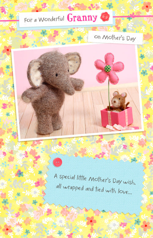 Granny Mothers Day Card - A Special Little Wish