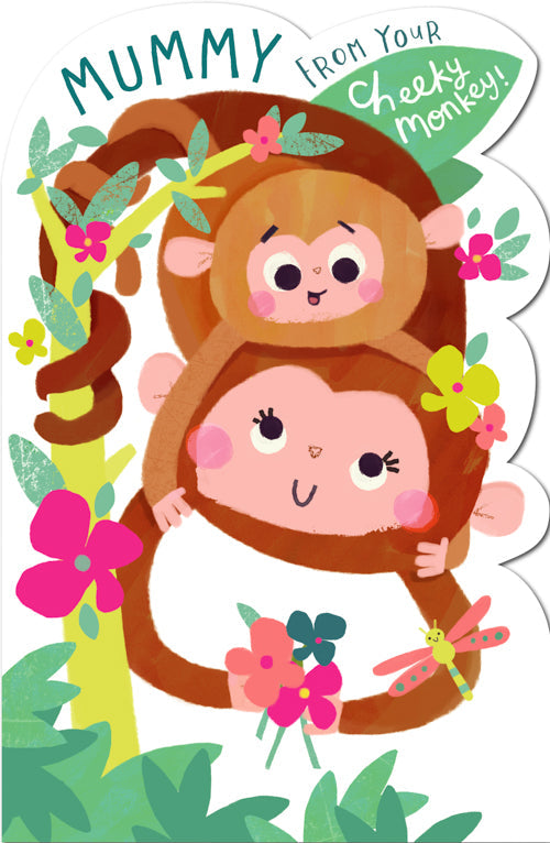 Mummy Mothers Day Card - From Cheeky Monkey