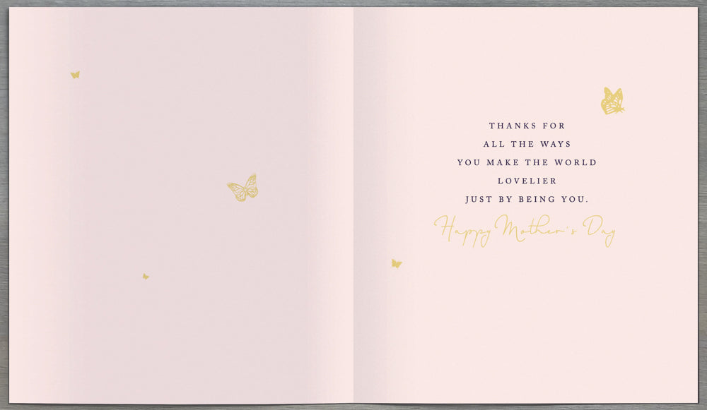 Someone Special Mothers Day Card - Five Lovely Butterflies