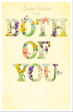 Both Of You Easter Card