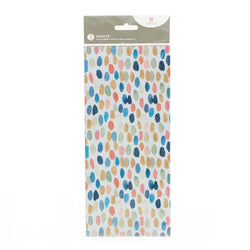 Gift Wrap - Tissue / Painted Dots ( 3 Sheets )