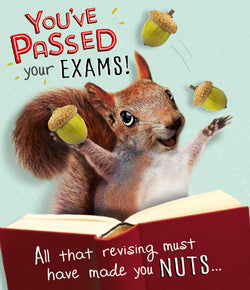 Funny Graduation Card - Exam