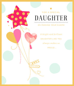 Graduation Card Daughter - Exam