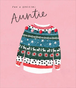 Aunt Christmas Card