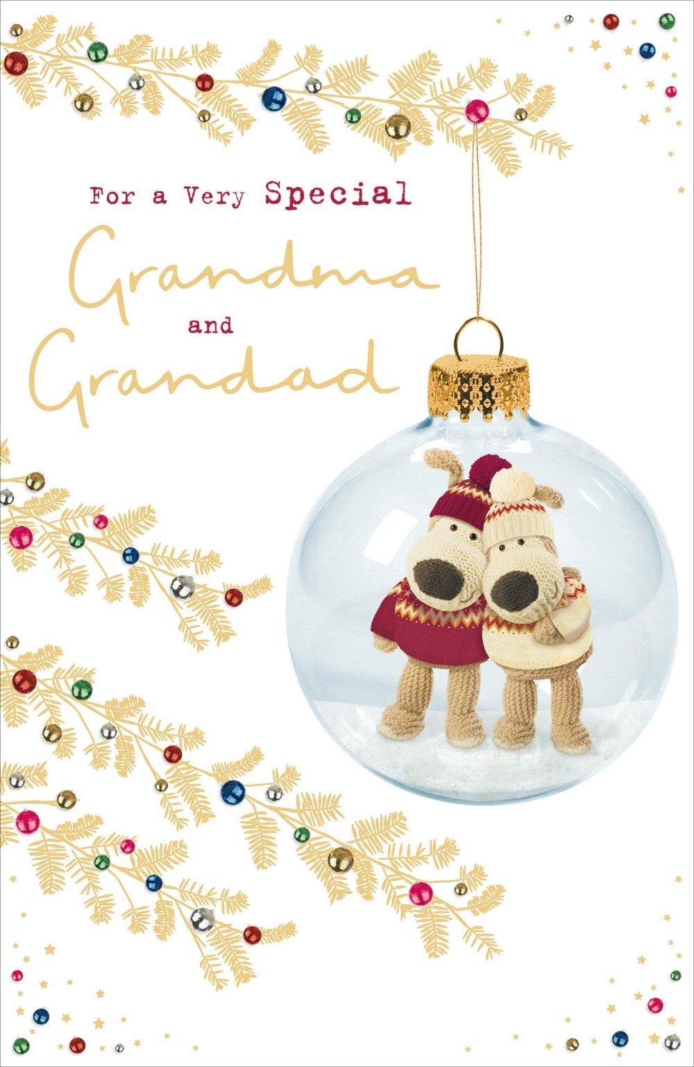 Grandma And Grandad Christmas Card