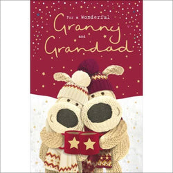 Granny And Grandad Christmas Card
