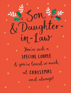 Son & Daughter In Law Christmas Card