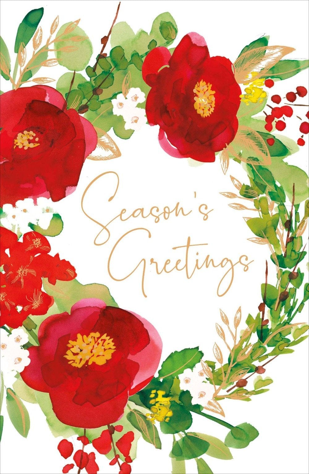 Season's Greetings Christmas Card