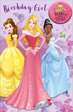 Birthday Card - Girl / Birthday Girl - Follow Your Heart